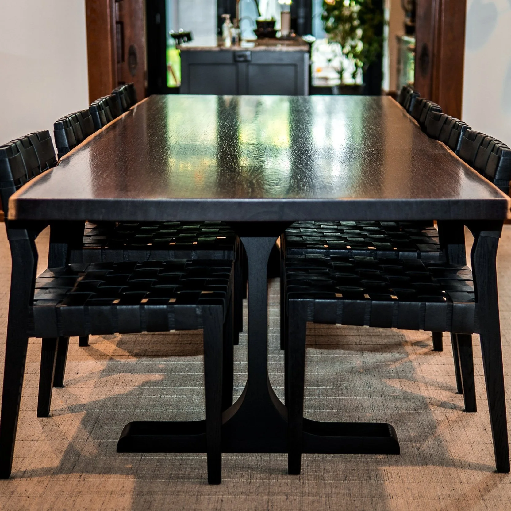 Tafel met stoelen
